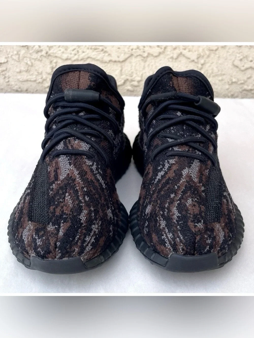 Adidas Yeezy Boost 350 V2 MX Kids Size US 12.5K Black Gray Rock Preschool GW3775